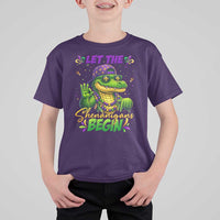 Let The Shenanigans Begin Mardi Gras 67 Meme T Shirt For Kid Funny Alligator Mardigator Six Seven