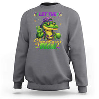 Let The Shenanigans Begin Mardi Gras 67 Meme Sweatshirt Funny Alligator Mardigator Six Seven