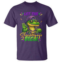 Let The Shenanigans Begin Mardi Gras 67 Meme T Shirt Funny Alligator Mardigator Six Seven
