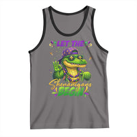 Let The Shenanigans Begin Mardi Gras 67 Meme Tank Top Funny Alligator Mardigator Six Seven