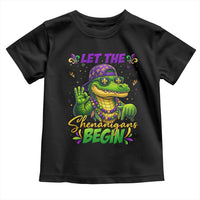 Let The Shenanigans Begin Mardi Gras 67 Meme Toddler T Shirt Funny Alligator Mardigator Six Seven