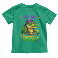 Let The Shenanigans Begin Mardi Gras 67 Meme Toddler T Shirt Funny Alligator Mardigator Six Seven