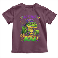 Let The Shenanigans Begin Mardi Gras 67 Meme Toddler T Shirt Funny Alligator Mardigator Six Seven