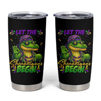 Let The Shenanigans Begin Mardi Gras 67 Meme Tumbler Cup Funny Alligator Mardigator Six Seven