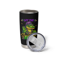 Let The Shenanigans Begin Mardi Gras 67 Meme Tumbler Cup Funny Alligator Mardigator Six Seven