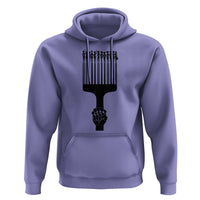 Afro Pick Comb Strong Black Power Fist Hoodie