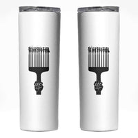 Afro Pick Comb Strong Black Power Fist Skinny Tumbler