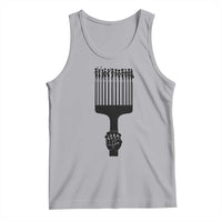 Afro Pick Comb Strong Black Power Fist Tank Top
