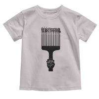 Afro Pick Comb Strong Black Power Fist Toddler T Shirt