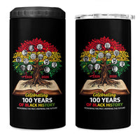 Celebrating 100 Years Of Black History Honoring The Past Inspiring The Future 4 in 1 Can Cooler Tumbler Black Leaders