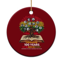 Celebrating 100 Years Of Black History Honoring The Past Inspiring The Future Ceramic Ornament Black Leaders