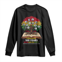 Celebrating 100 Years Of Black History Honoring The Past Inspiring The Future Long Sleeve Shirt Black Leaders