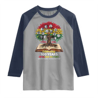 Celebrating 100 Years Of Black History Honoring The Past Inspiring The Future Raglan Shirt Black Leaders
