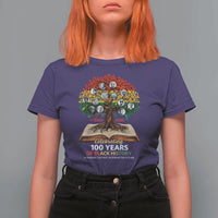 Celebrating 100 Years Of Black History Honoring The Past Inspiring The Future T Shirt For Women Black Leaders