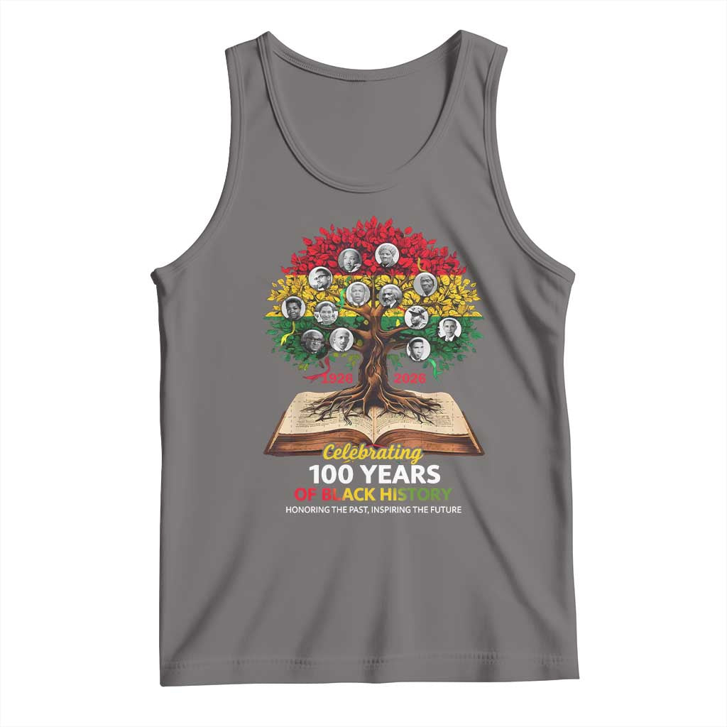 Celebrating 100 Years Of Black History Honoring The Past Inspiring The Future Tank Top Black Leaders