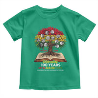 Celebrating 100 Years Of Black History Honoring The Past Inspiring The Future Toddler T Shirt Black Leaders