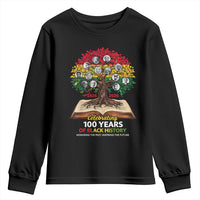 Celebrating 100 Years Of Black History Honoring The Past Inspiring The Future Youth Sweatshirt Black Leaders