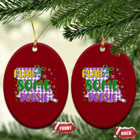 Play Some Boosie Mardi Gras Ceramic Ornament Funny Fat Tuesday Coquette Louisiana Carnival