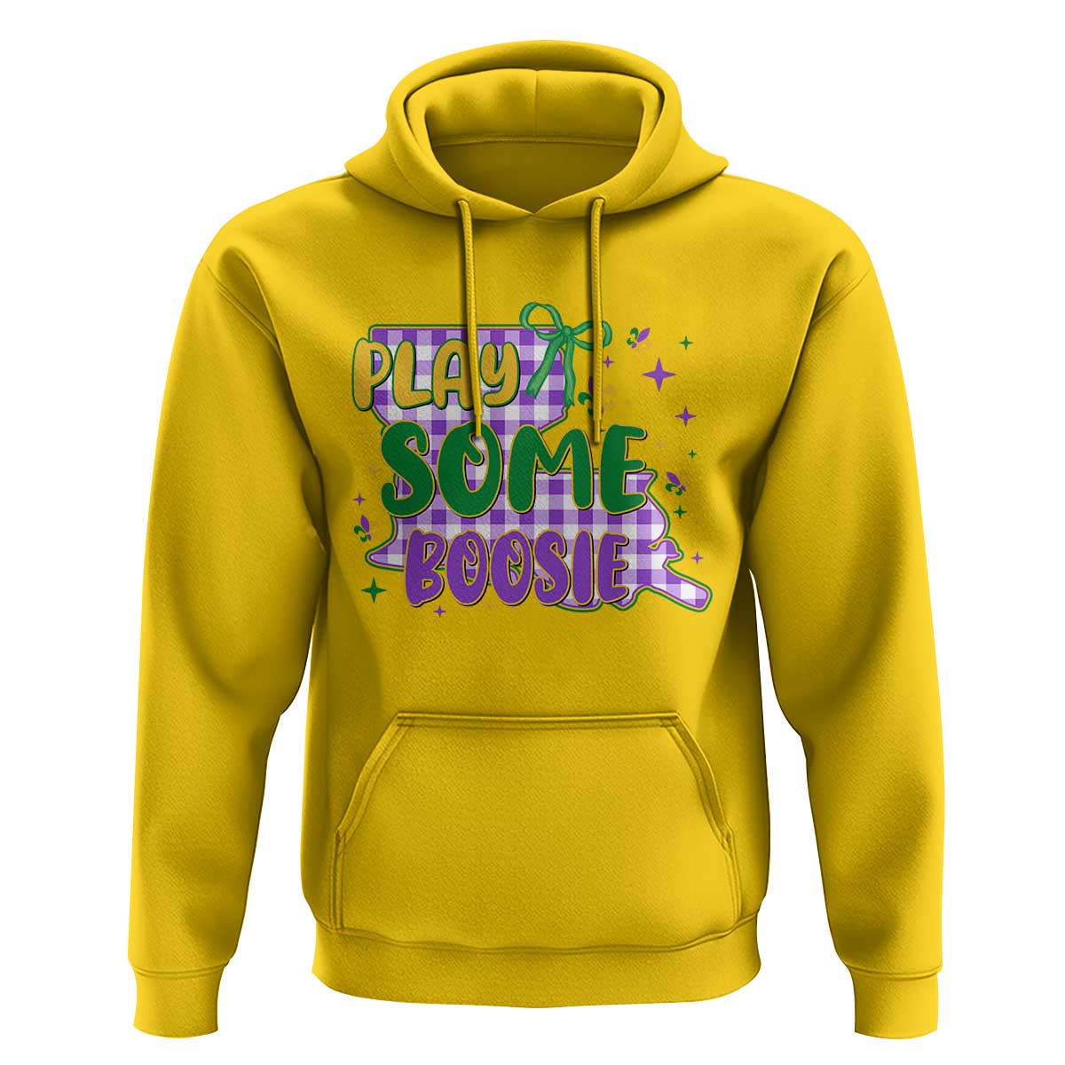 Play Some Boosie Mardi Gras Hoodie Funny Fat Tuesday Coquette Louisiana Carnival