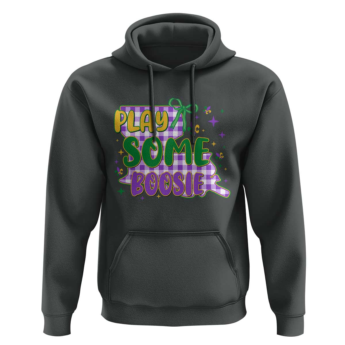 Play Some Boosie Mardi Gras Hoodie Funny Fat Tuesday Coquette Louisiana Carnival