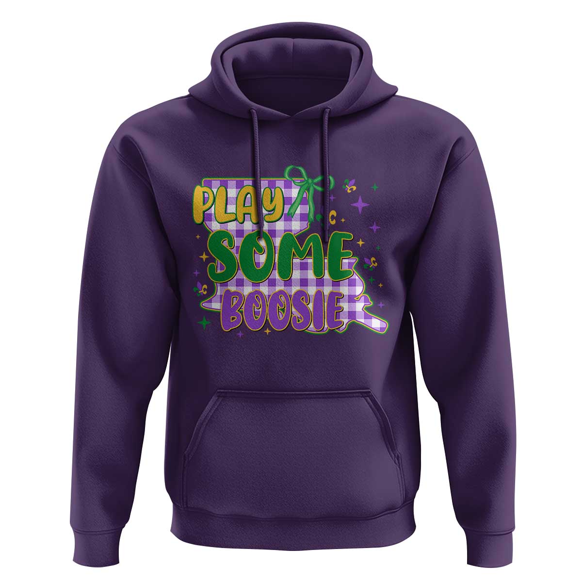 Play Some Boosie Mardi Gras Hoodie Funny Fat Tuesday Coquette Louisiana Carnival