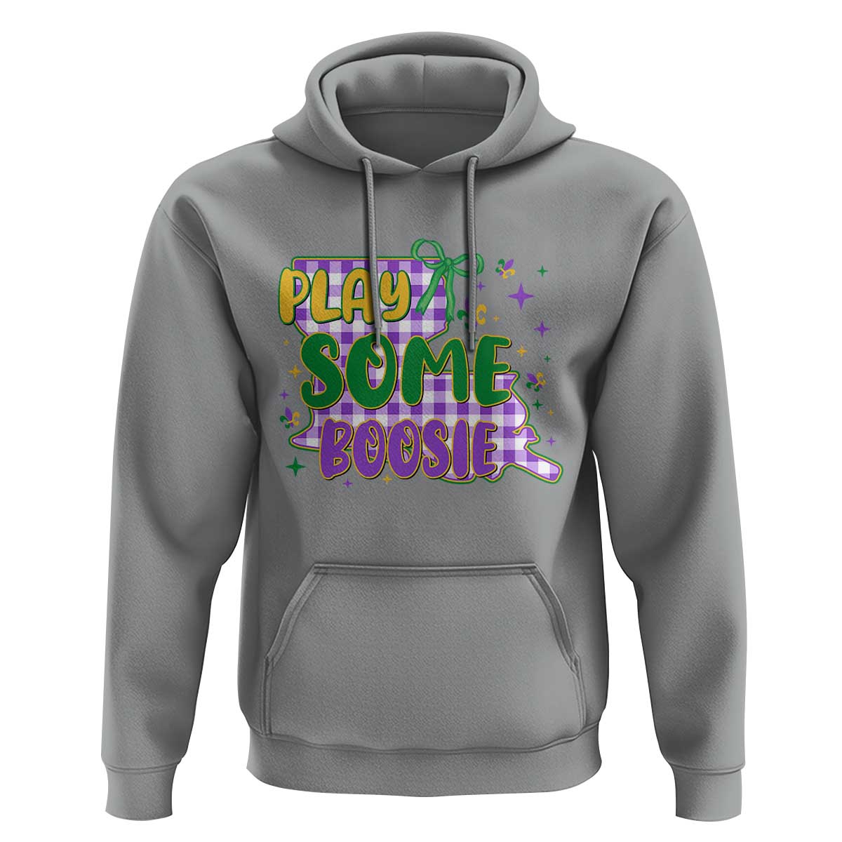 Play Some Boosie Mardi Gras Hoodie Funny Fat Tuesday Coquette Louisiana Carnival