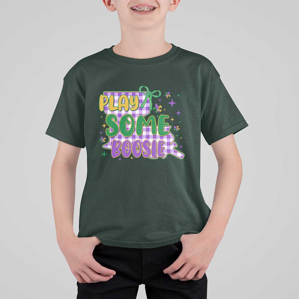 Play Some Boosie Mardi Gras T Shirt For Kid Funny Fat Tuesday Coquette Louisiana Carnival