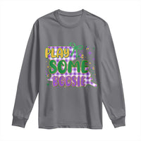 Play Some Boosie Mardi Gras Long Sleeve Shirt Funny Fat Tuesday Coquette Louisiana Carnival