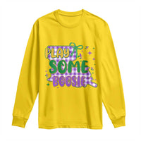 Play Some Boosie Mardi Gras Long Sleeve Shirt Funny Fat Tuesday Coquette Louisiana Carnival