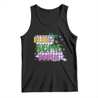 Play Some Boosie Mardi Gras Tank Top Funny Fat Tuesday Coquette Louisiana Carnival