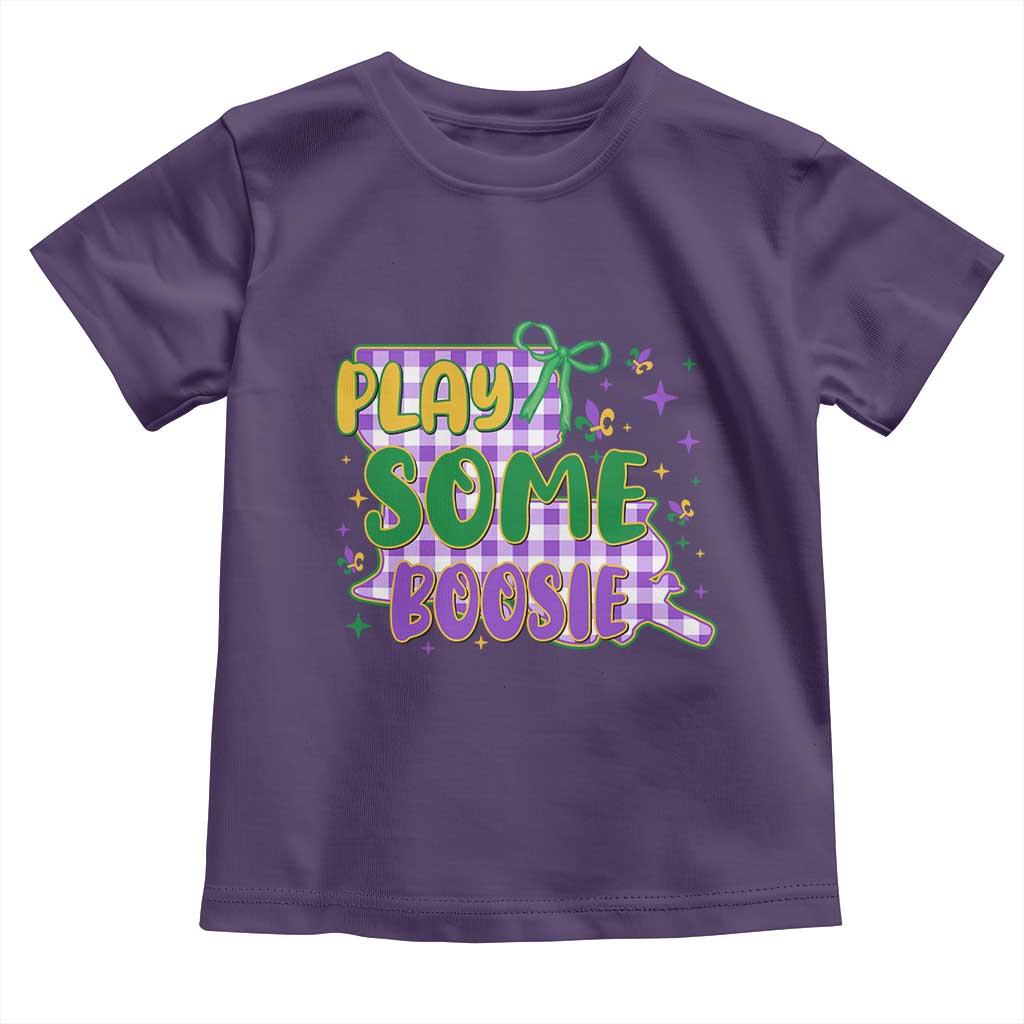 Play Some Boosie Mardi Gras Toddler T Shirt Funny Fat Tuesday Coquette Louisiana Carnival