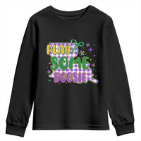 Play Some Boosie Mardi Gras Youth Sweatshirt Funny Fat Tuesday Coquette Louisiana Carnival