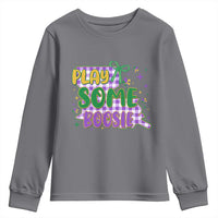 Play Some Boosie Mardi Gras Youth Sweatshirt Funny Fat Tuesday Coquette Louisiana Carnival