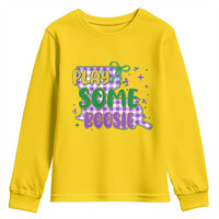 Play Some Boosie Mardi Gras Youth Sweatshirt Funny Fat Tuesday Coquette Louisiana Carnival