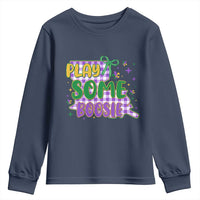 Play Some Boosie Mardi Gras Youth Sweatshirt Funny Fat Tuesday Coquette Louisiana Carnival