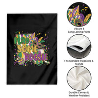 Play Some Boosie Mardi Gras Garden Flag Funny Louisiana New Orleans Carnival