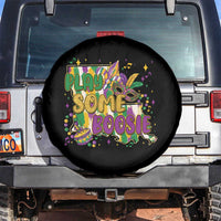 Play Some Boosie Mardi Gras Spare Tire Cover Funny Louisiana New Orleans Carnival
