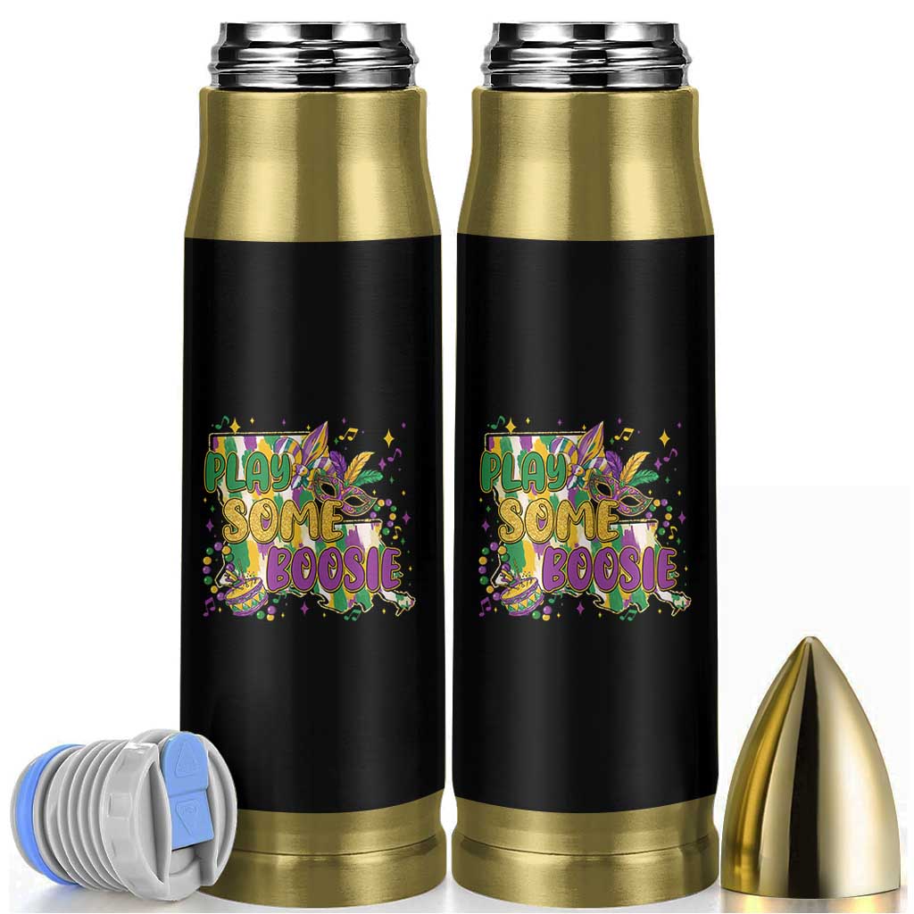 Play Some Boosie Mardi Gras Bullet Tumbler Funny Louisiana New Orleans Carnival