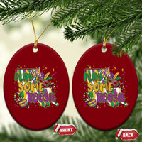 Play Some Boosie Mardi Gras Ceramic Ornament Funny Louisiana New Orleans Carnival
