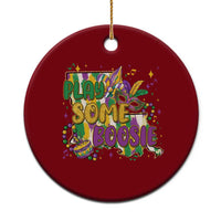 Play Some Boosie Mardi Gras Ceramic Ornament Funny Louisiana New Orleans Carnival