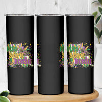 Play Some Boosie Mardi Gras Skinny Tumbler Funny Louisiana New Orleans Carnival