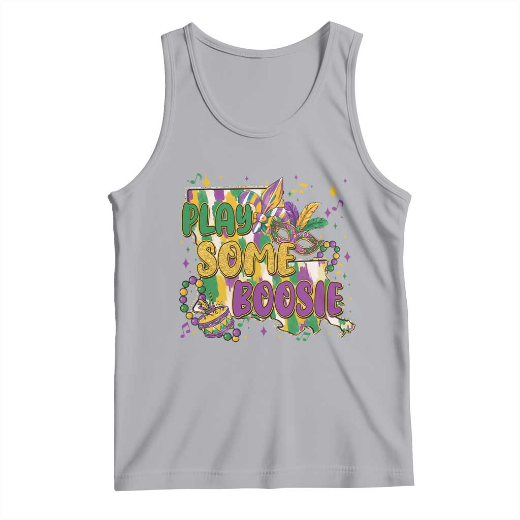 Play Some Boosie Mardi Gras Tank Top Funny Louisiana New Orleans Carnival
