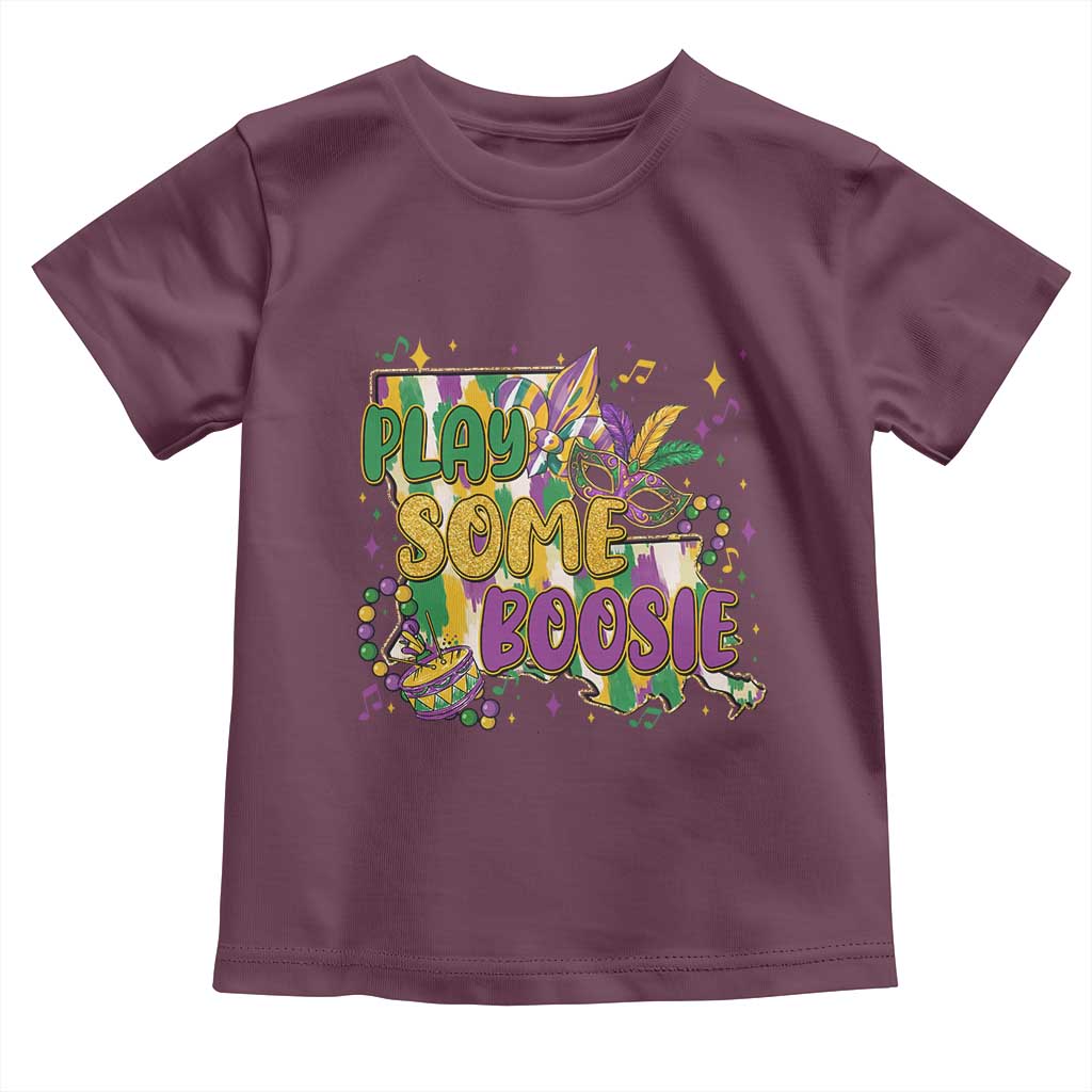 Play Some Boosie Mardi Gras Toddler T Shirt Funny Louisiana New Orleans Carnival