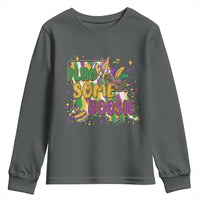 Play Some Boosie Mardi Gras Youth Sweatshirt Funny Louisiana New Orleans Carnival