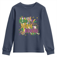 Play Some Boosie Mardi Gras Youth Sweatshirt Funny Louisiana New Orleans Carnival