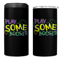 Funny Play Some Boosie Mardi Gras 4 in 1 Can Cooler Tumbler Beads Carnival Louisiana