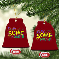 Funny Play Some Boosie Mardi Gras Ceramic Ornament Beads Carnival Louisiana