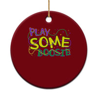 Funny Play Some Boosie Mardi Gras Ceramic Ornament Beads Carnival Louisiana