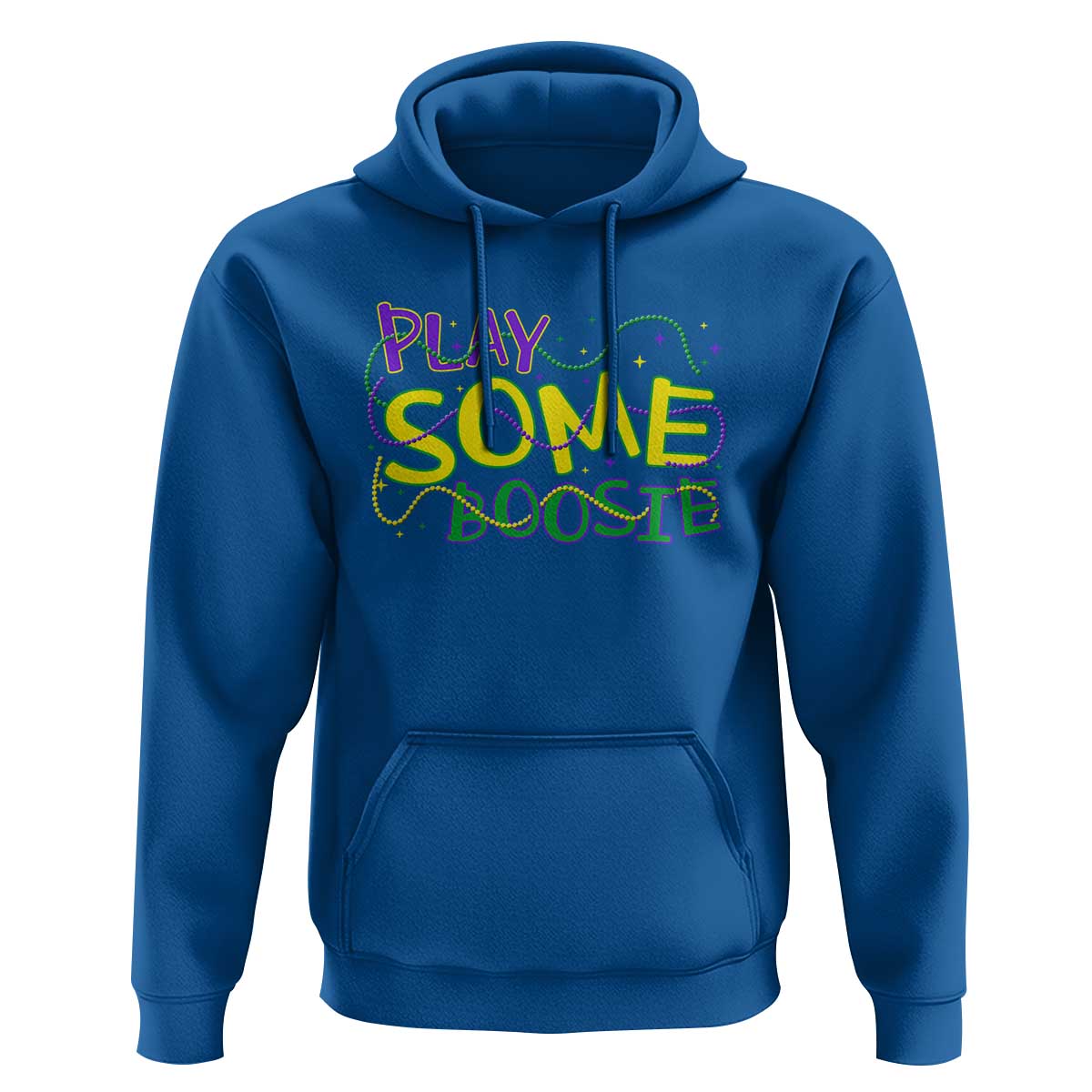 Funny Play Some Boosie Mardi Gras Hoodie Beads Carnival Louisiana
