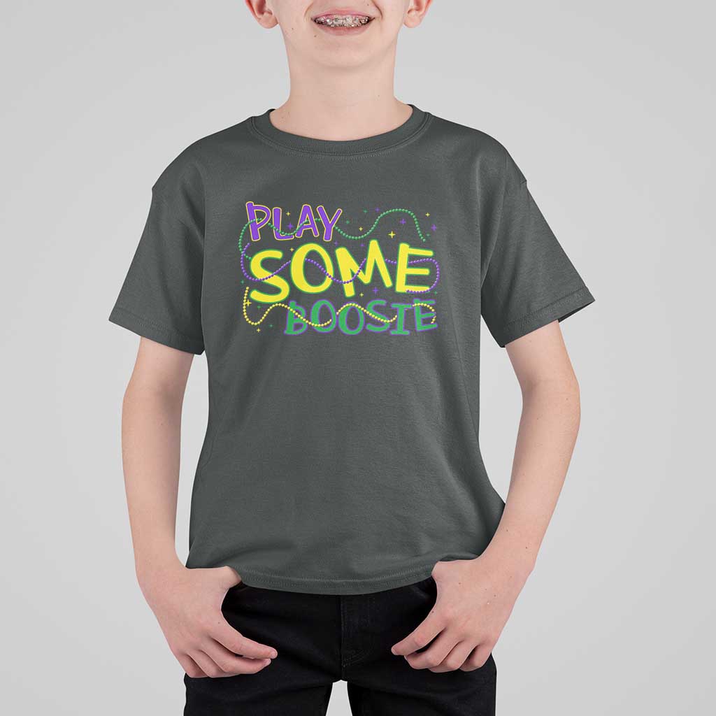 Funny Play Some Boosie Mardi Gras T Shirt For Kid Beads Carnival Louisiana